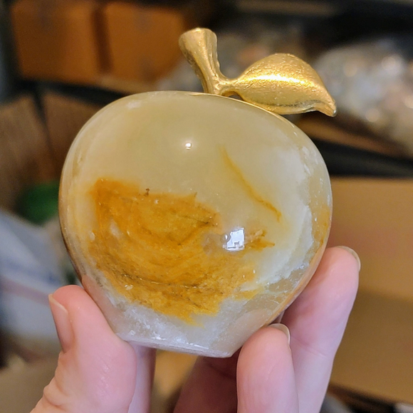 ONYX APPLE, Teacher Gifts, Crystals, Natural, Wiccan, Pagan, Gift Box Christmas - Picture 3 of 5